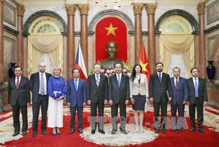 Президент Вьетнама принял послов зарубежных стран, вручивших верительные грамтоты - ảnh 1